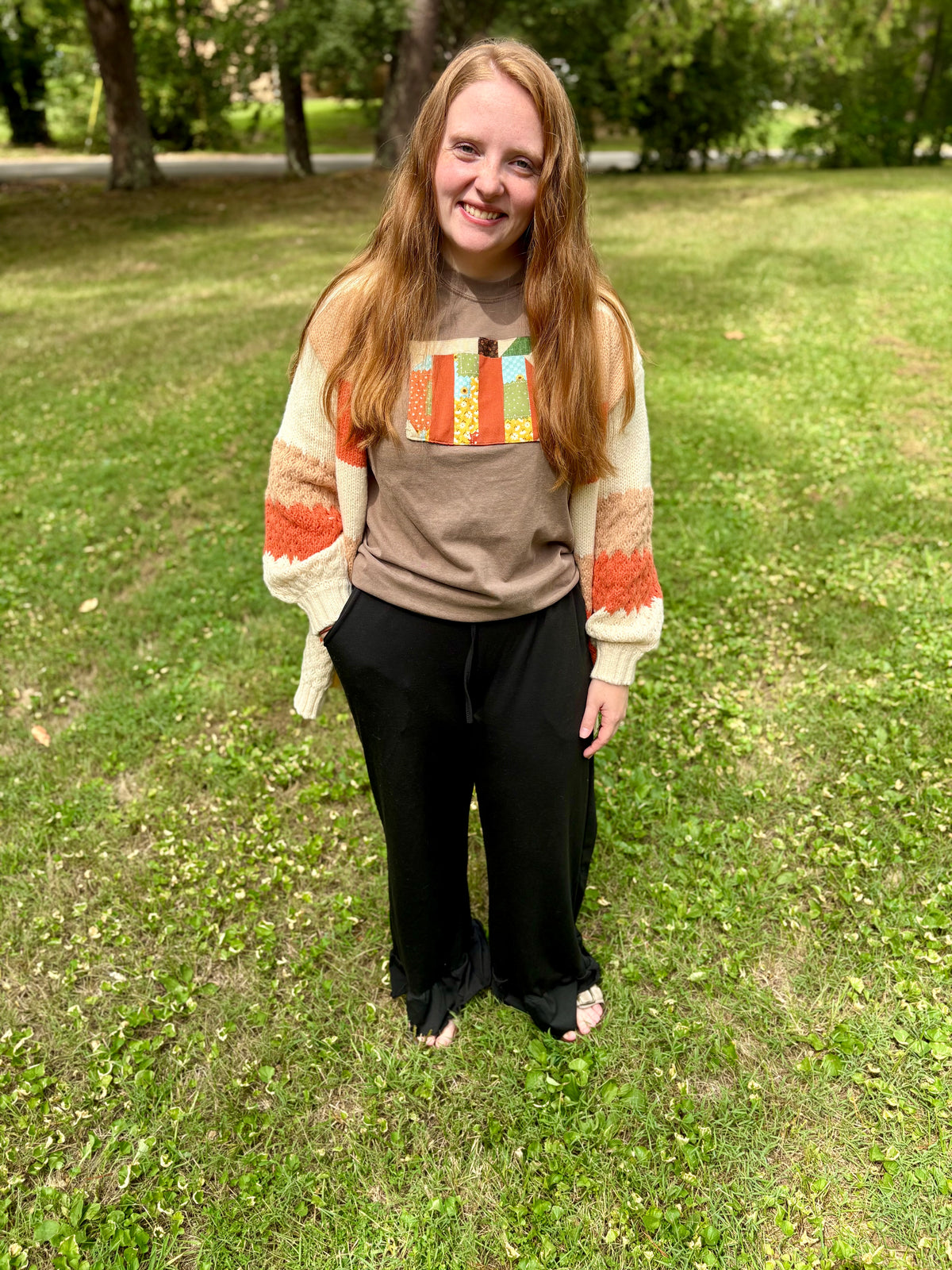 Candy Corn Cardigan