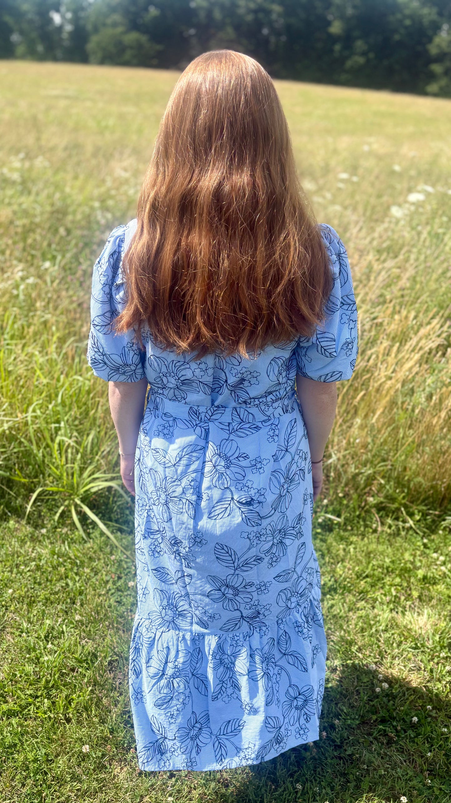 Blue Garden Dress