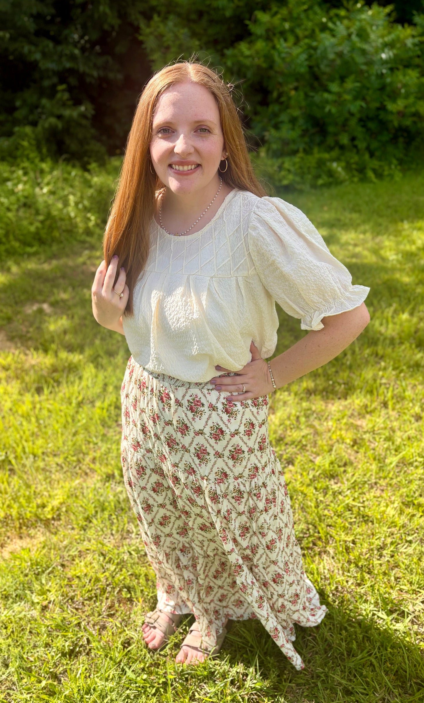 Taylor Pintuck Blouse