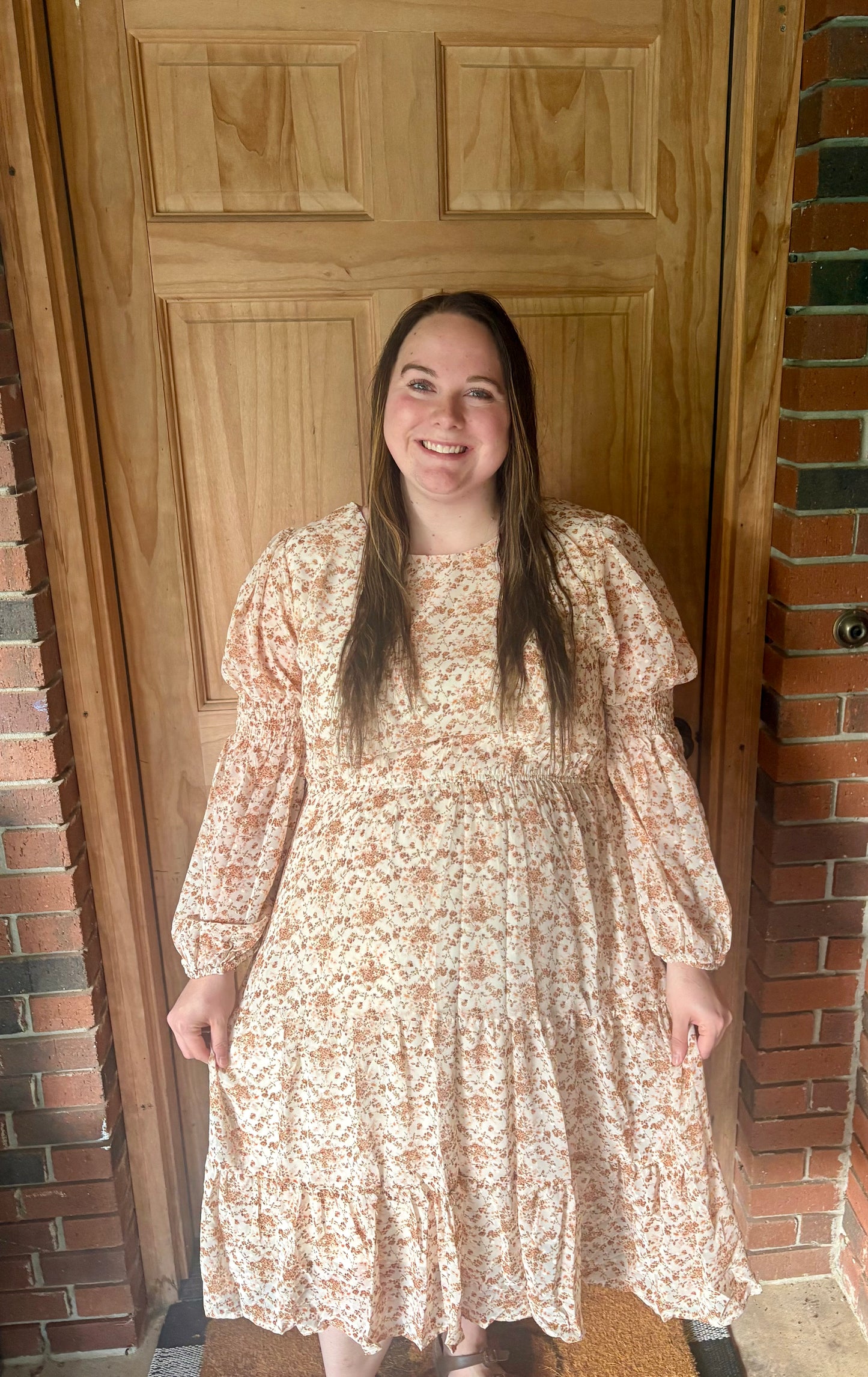 Fall Bloom Floral Dress
