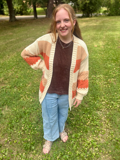 Chenille Waffle Sweater