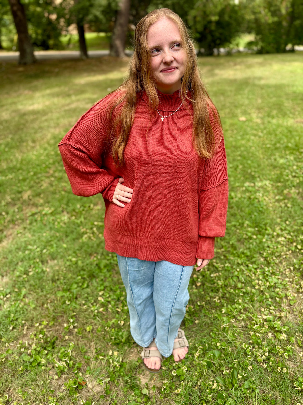 Oversized Mockneck Sweater