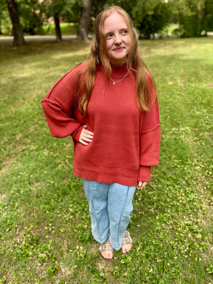 Oversized Mockneck Sweater