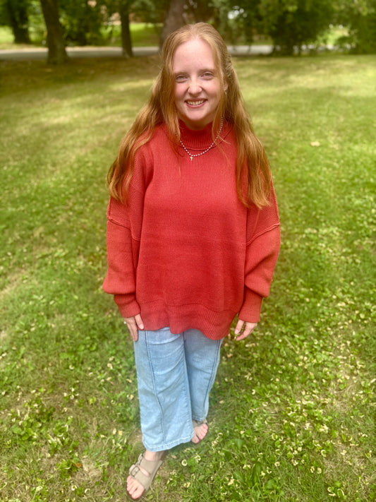 Oversized Mockneck Sweater