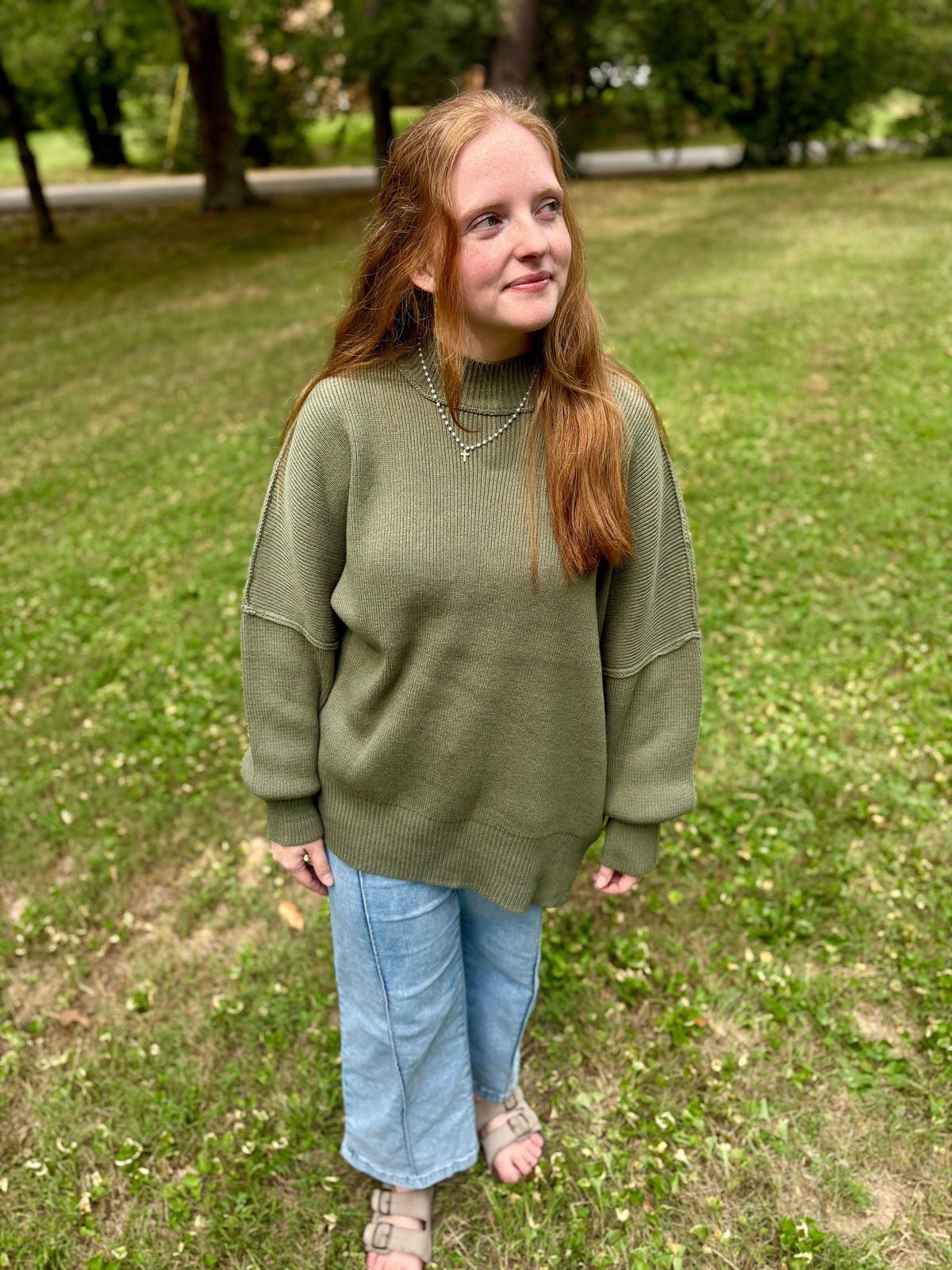 Oversized Mockneck Sweater