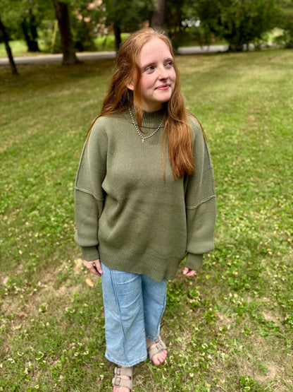 Oversized Mockneck Sweater