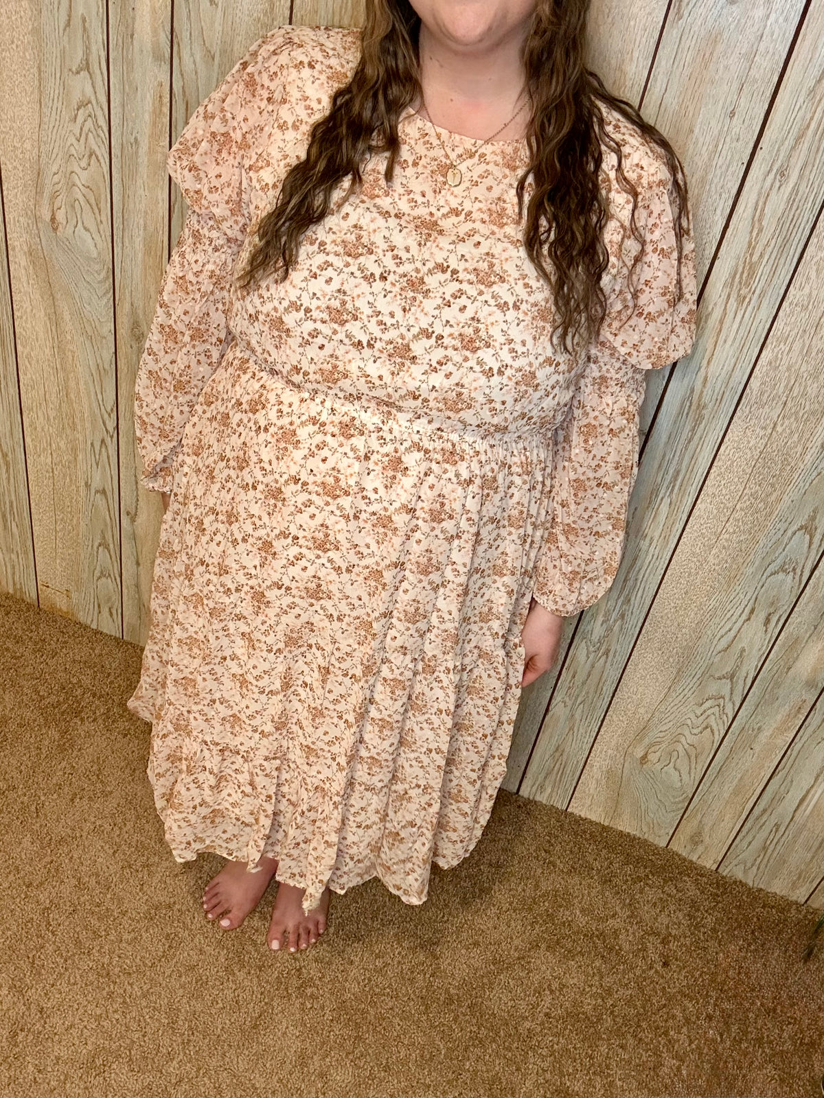 Fall Bloom Floral Dress