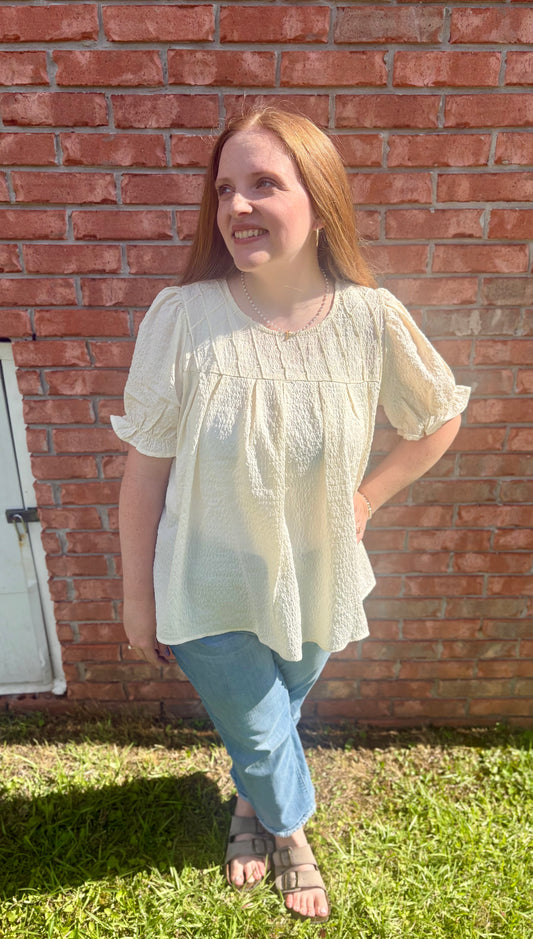Taylor Pintuck Blouse