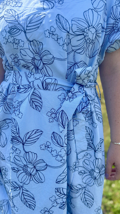 Blue Garden Dress