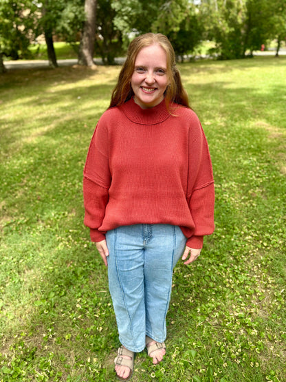 Oversized Mockneck Sweater