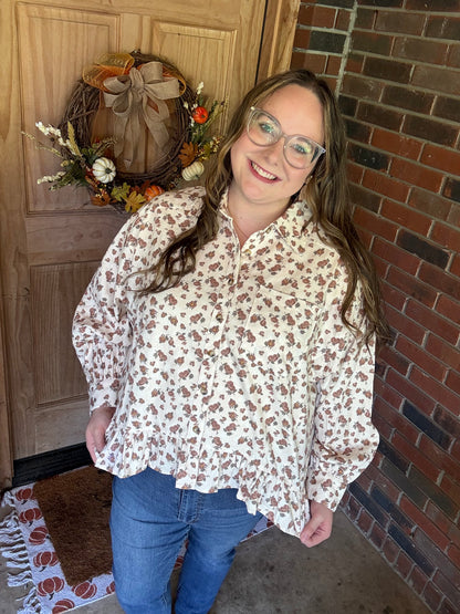 The Courtney Ruffled Top