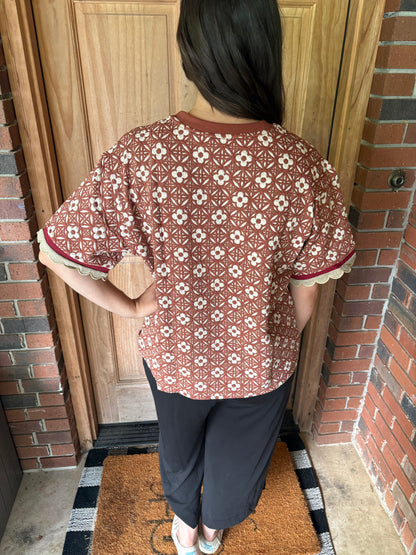 Vintage Florals Top