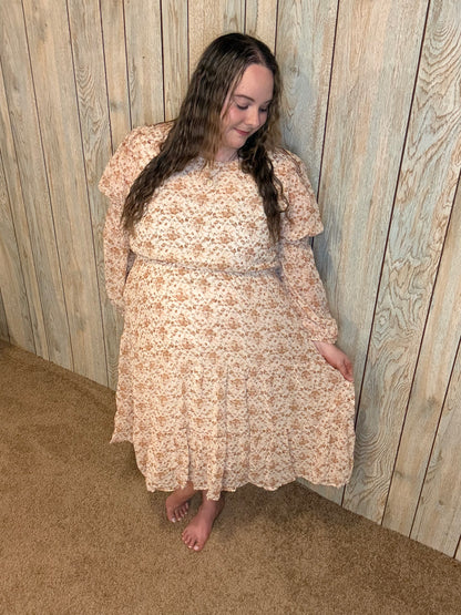 Fall Bloom Floral Dress