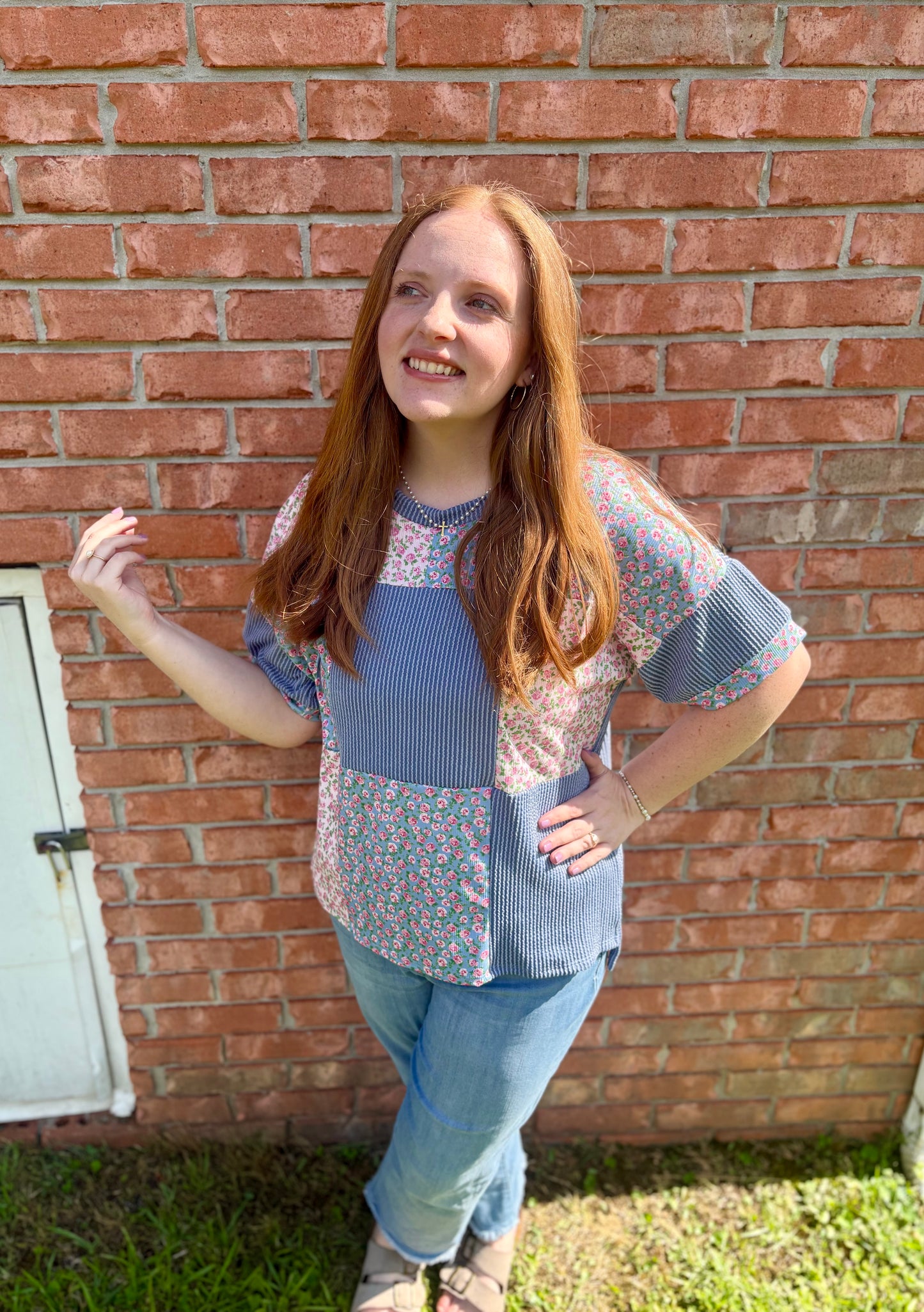 Reagan Floral Patchwork Shirt
