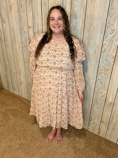 Fall Bloom Floral Dress