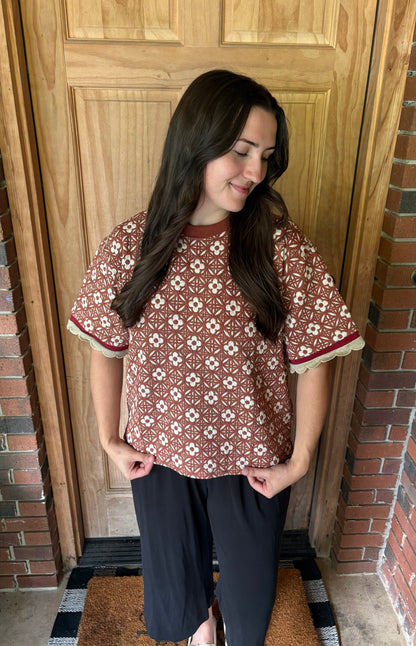 Vintage Florals Top
