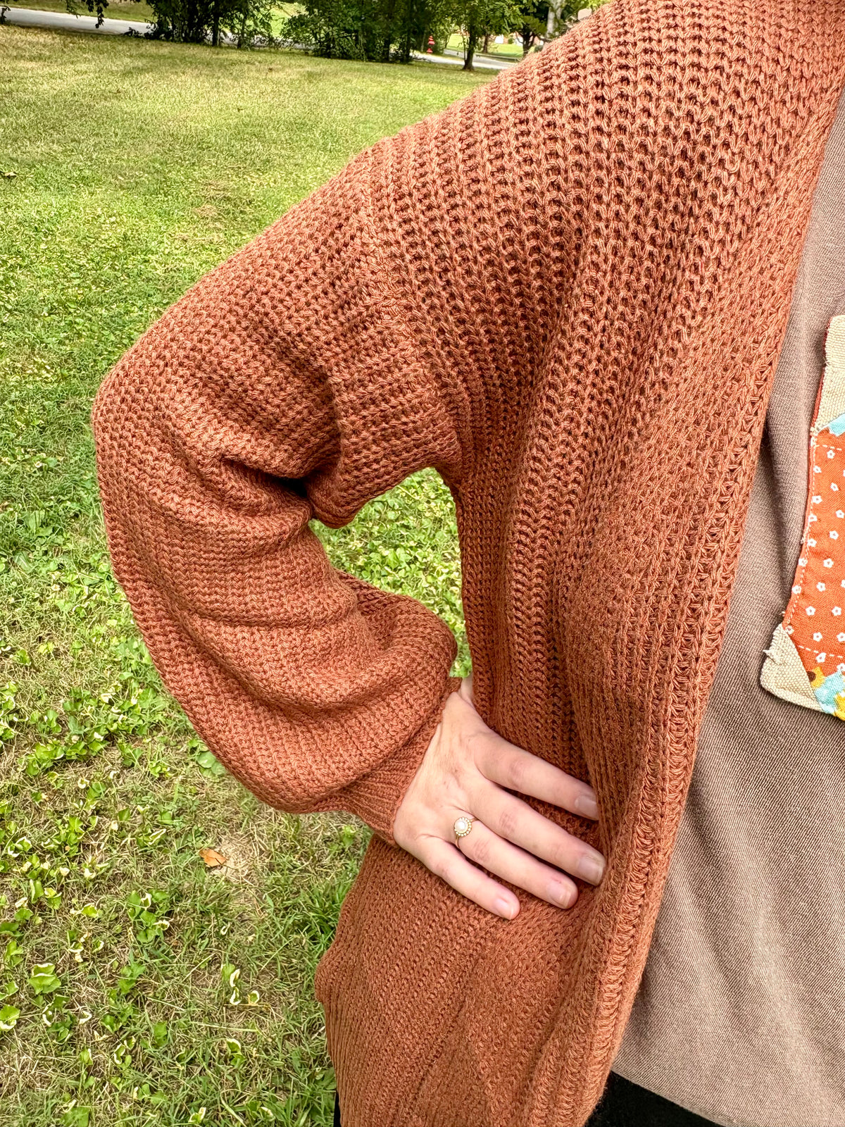 Chunky Needle Cardigan