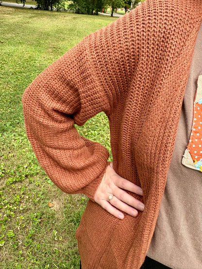 Chunky Needle Cardigan
