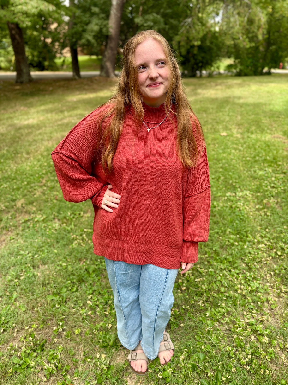 Oversized Mockneck Sweater