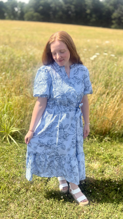 Blue Garden Dress