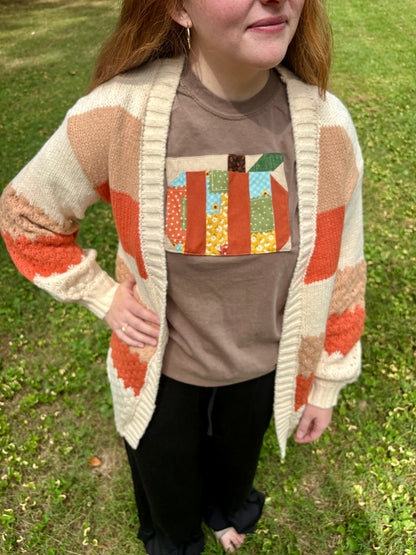 Candy Corn Cardigan