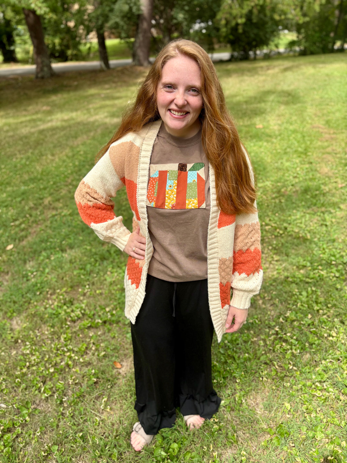 Candy Corn Cardigan