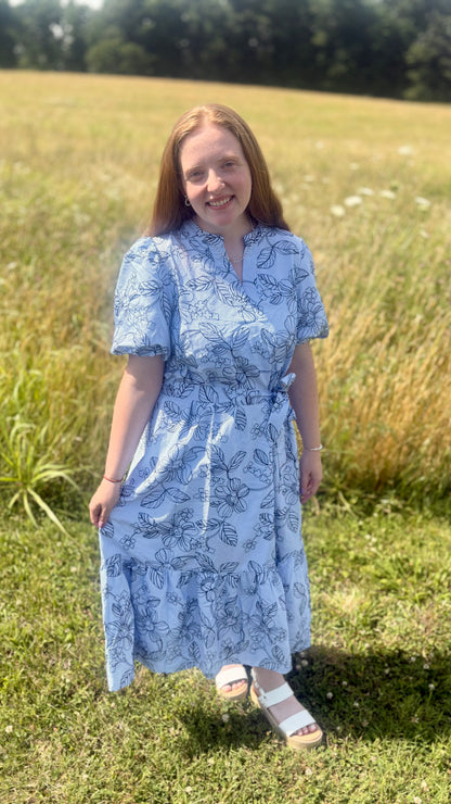 Blue Garden Dress