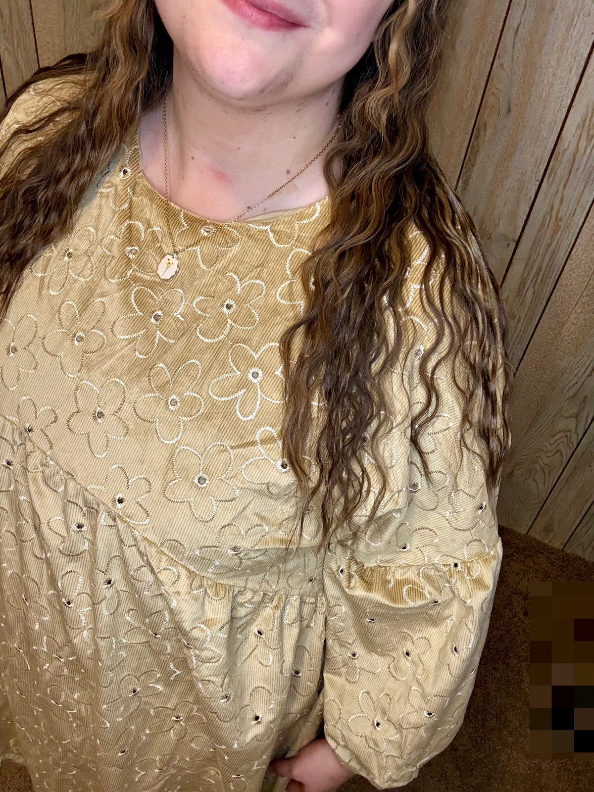 Velvet Daisies Dress