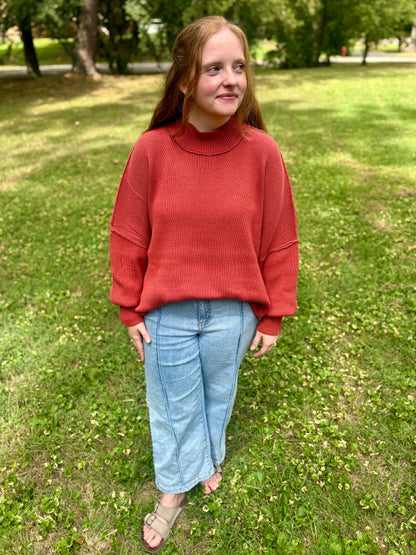 Oversized Mockneck Sweater