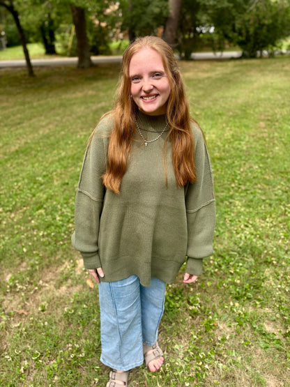 Oversized Mockneck Sweater